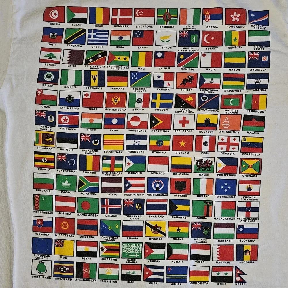WPI Student Council International Flag T shirt - Picture 2 of 4